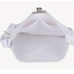 Durable Canvas Shoulder Bag Large Capacity Crossbody Hobo Bag