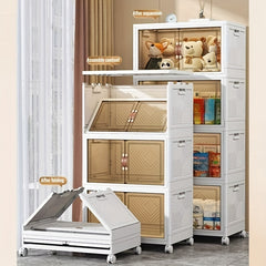 One Layer Stackable Folding Storage Bin Sturdy Mega Size
