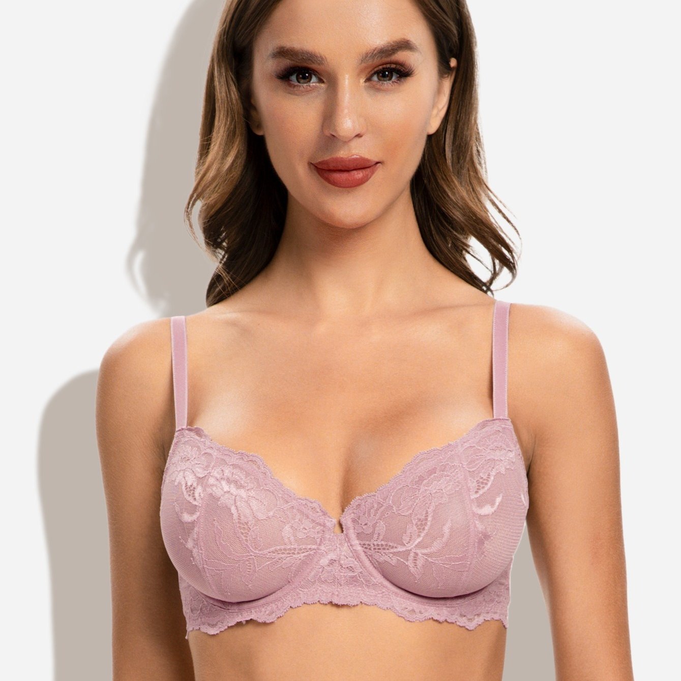 Sexy Face Lace Push Up Bra Soft Breathable Underwear