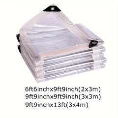 Clear Waterproof Tarp Snowproof & Rainproof PE Tarpaulin Cover