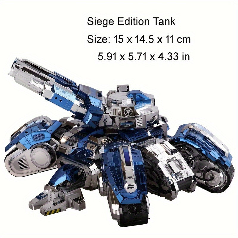 3D Metal Jigsaw Puzzle Model DIY Star Battle Tank Assembly