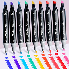 120 Dual Tip Alcohol Markers Set with Bag
