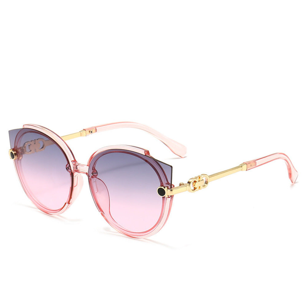 Oversize Frame Sunglasses Unisex Beach Sunscreen Glasses