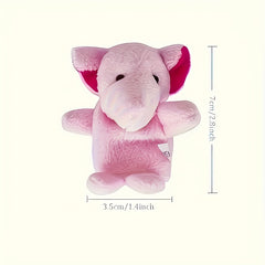 10/20pcs Mini Soft Plush Animal Finger Puppet Set Kids Doll Toy Combo