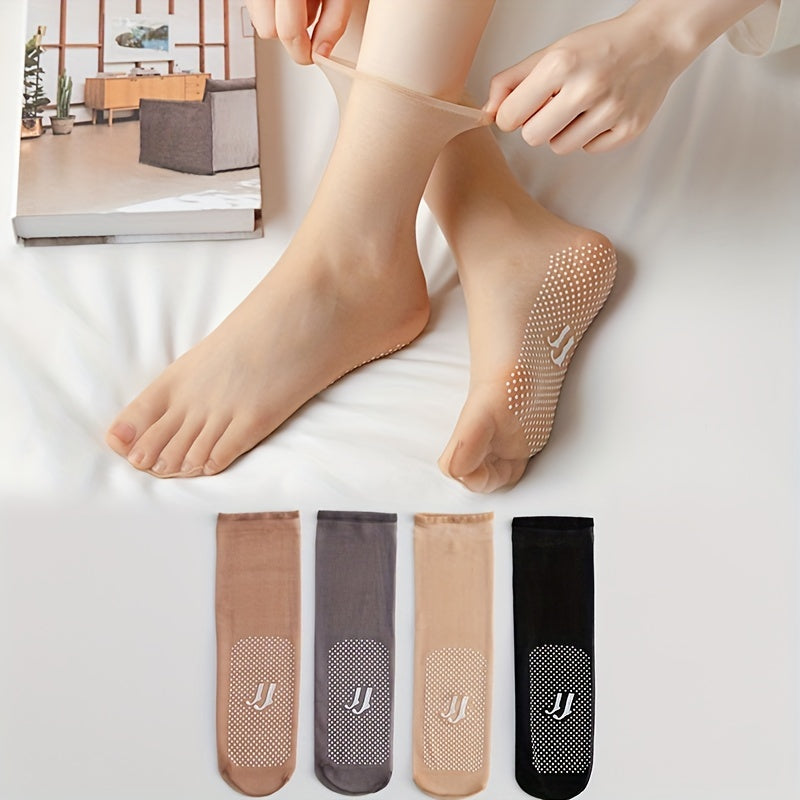 Mesh Lace Socks Non-Slip Mid Tube Stockings