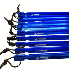 10pcs Aluminum Tent Pegs Wind Rope Nail for Camping