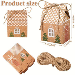 20pcs Mini Christmas Favor Boxes Xmas Treats Party Favors