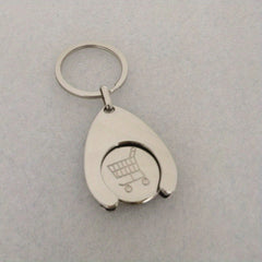 Pluggable Shopping Cart Keychain Convenient Keyring
