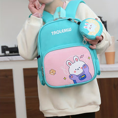 Kids Rabbit Bear Kindergarten Schoolbag Backpack Coin Purse