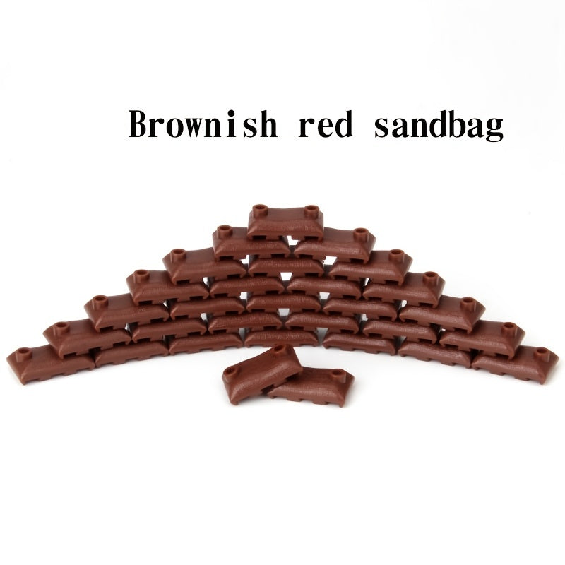 Building Block Military Soldiers Bunkers Trenches Sandbags Weapons Puzzle