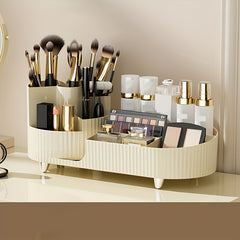 Rotating Cosmetic Organizer Pen Tube Desktop Makeup Brushes Lipstick Shelf