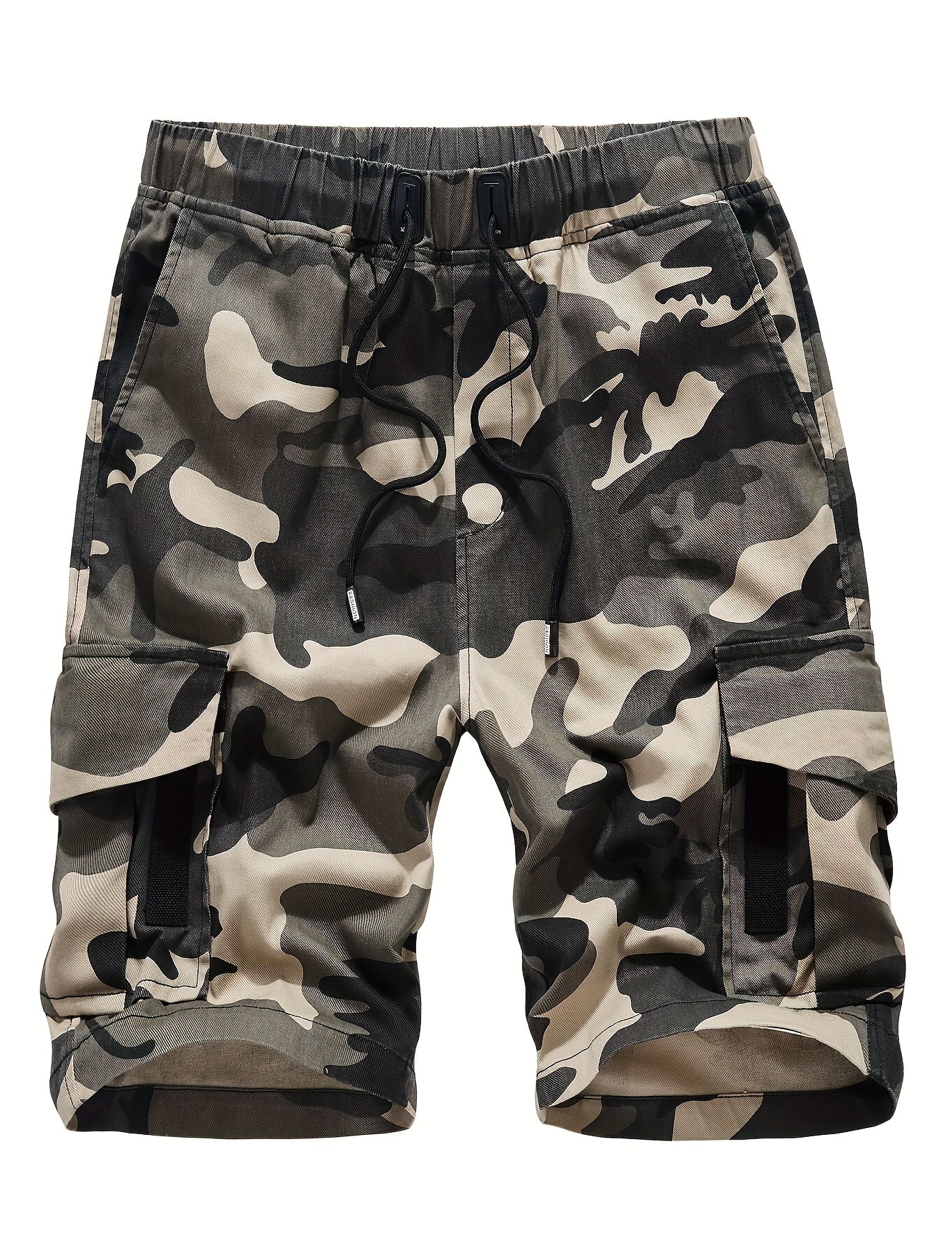 Men's Camo Cargo Shorts for Spring and Summer