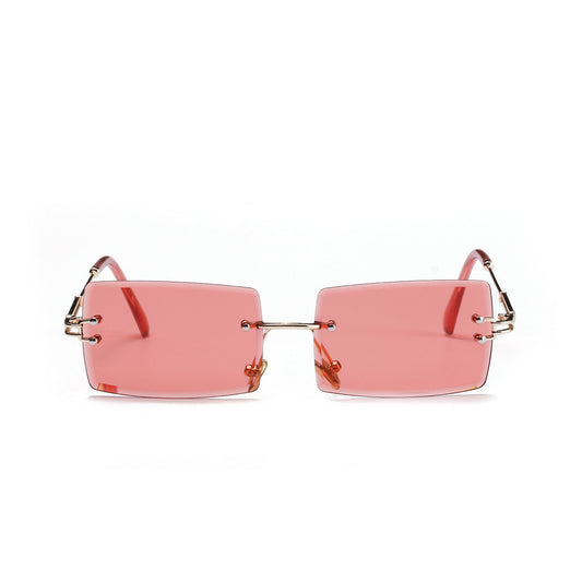 Rimless Square Sun Shades for Women - UV400