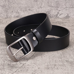 Women Leather Belts For Jeans Pants Dress Belt With Metal Pin Buckle