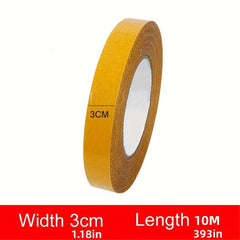10M Strong Double Sided Cloth Base Tape Translucent Mesh Waterproof