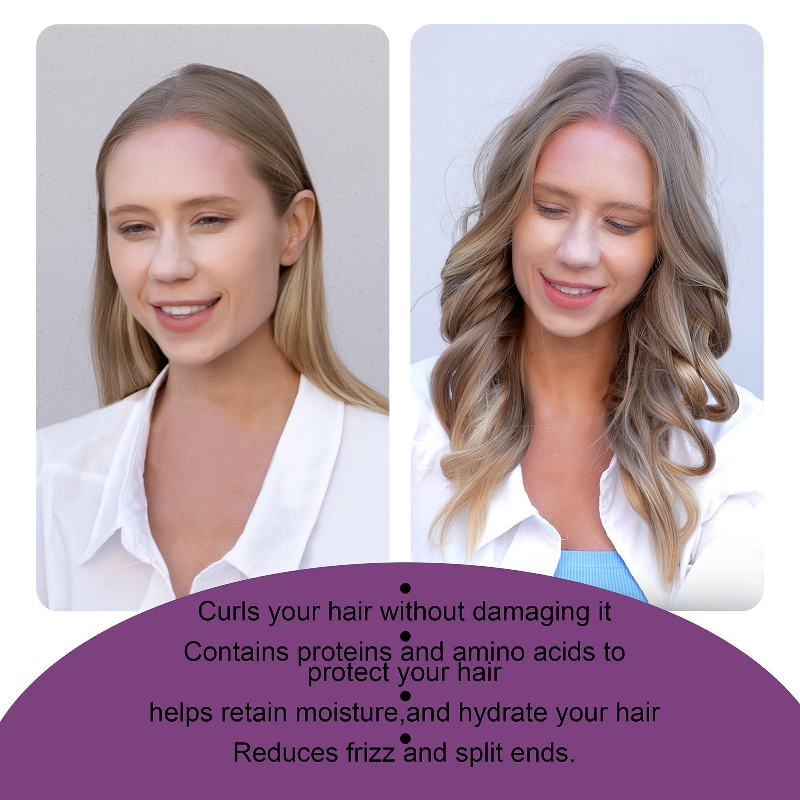 Heatless Curling Rod Headband Hair Curlers To Sleep In No Heat Curl Ribbon