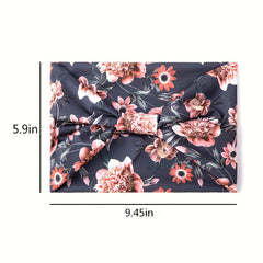 Bohemian Daisy Flower Print Headband
