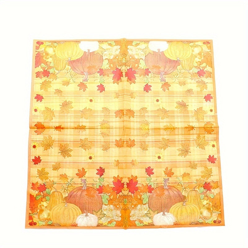 Thanksgiving Tablecloth Plates Cups Napkins Banner Set