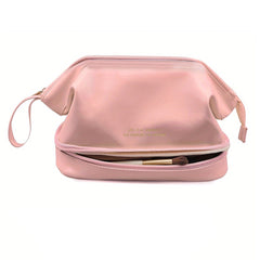 Double Layer Cosmetics Storage Bag Waterproof Makeup Pouch