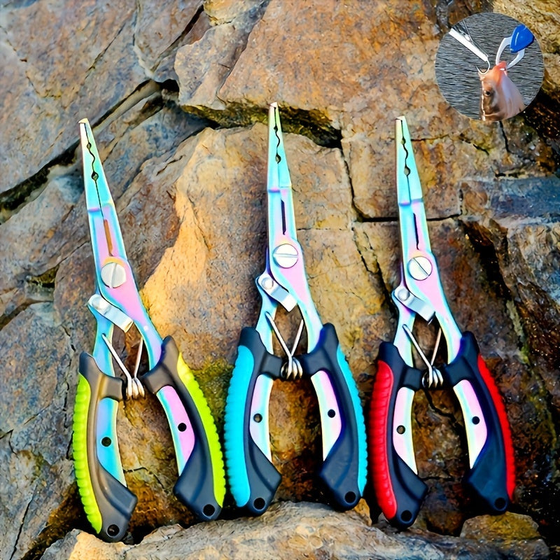 Stainless Steel Fishing Pliers & Gripper Hook Remover Line Cutter