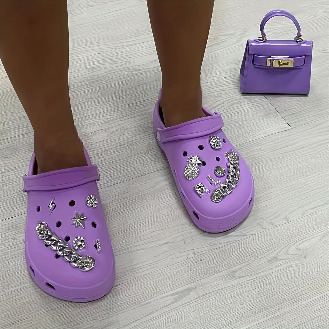 Fruit Letter Shoe Charms 14pcs Shoe Accessories for Kids Adults Party Favors
