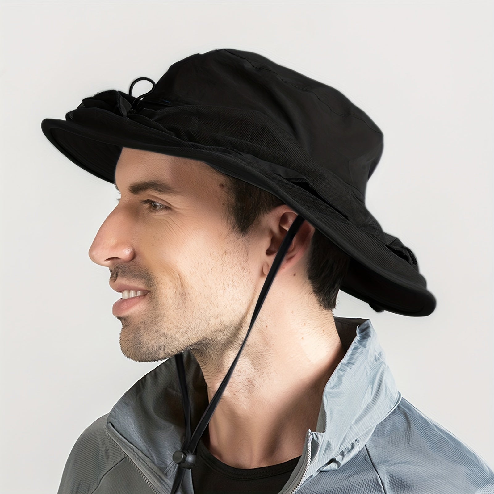 Mosquito Head Net Hat for Fishing Hiking Travel Outdoor Sun Hat