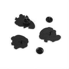 Cute Frog Metal Oil Drip Brooch for Kids
