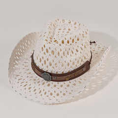 Casual Hollow Boho Straw Hat Summer Sun Hat
