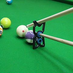 Portable Billiards Pole Holder with Adjustable Forks