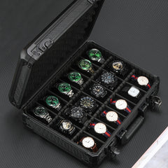 Aluminum Alloy Watch Storage Box with Lock
