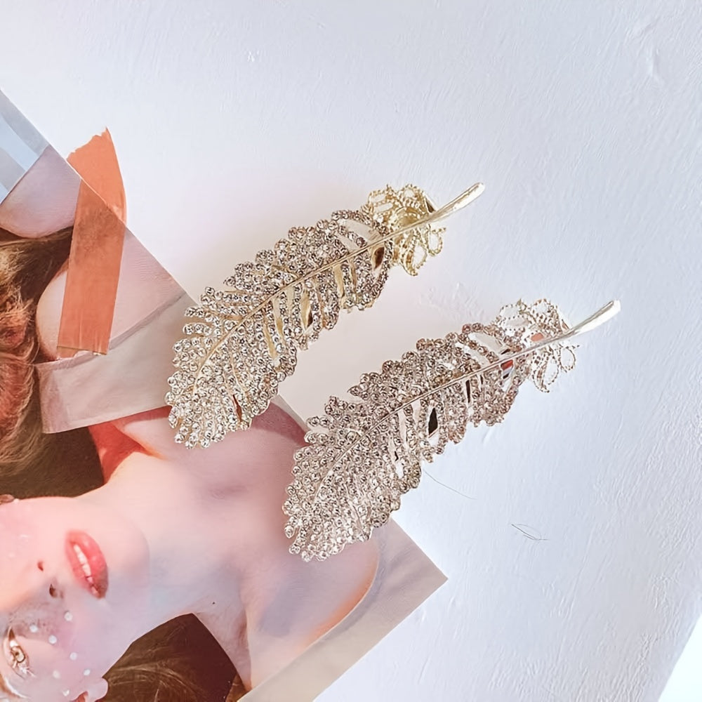 Rhinestone Hair Barrette Hair Clip Hair Styling Accessory