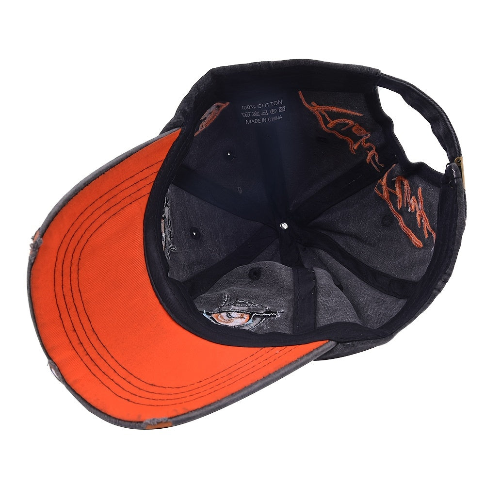 Kids' Sunshade Baseball Cap with 3D Eyes for Halloween