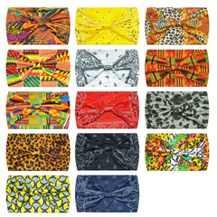 Boho Leopard Pattern Headband for Women Girls