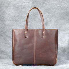 Retro Leather Tote Bag Large Capacity