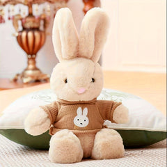 8'' Little Rabbit Plush Doll, Soothing Rabbit Cloth Toy