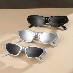 Y2K Wrap Around Sunglasses Sports UV400 Sun Shades for Cycling Beach Travel