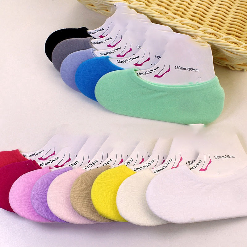 5 Pairs No Show Socks Low Cut Ankle Sock Pack Women's Stockings