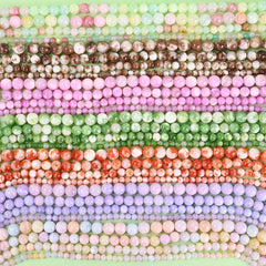 Mixed Loose Round Beads for DIY Jewelry Making