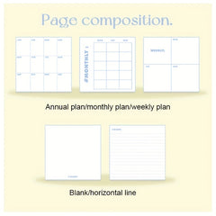 Square Magnetic Buckle Book Ins Style Solid Pu Notepad Notebook