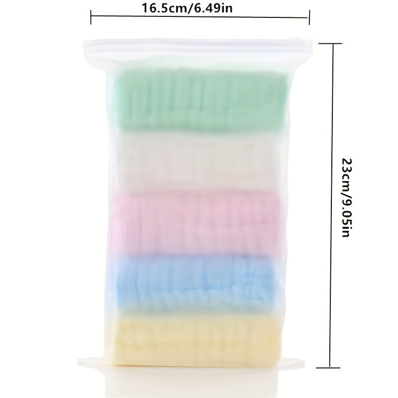 5pcs 30x30cm Soft Baby Towels Handkerchief Bathing Washcloth