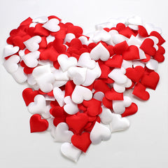100 Red Heart Shape Confetti Wedding Valentines Party Decor