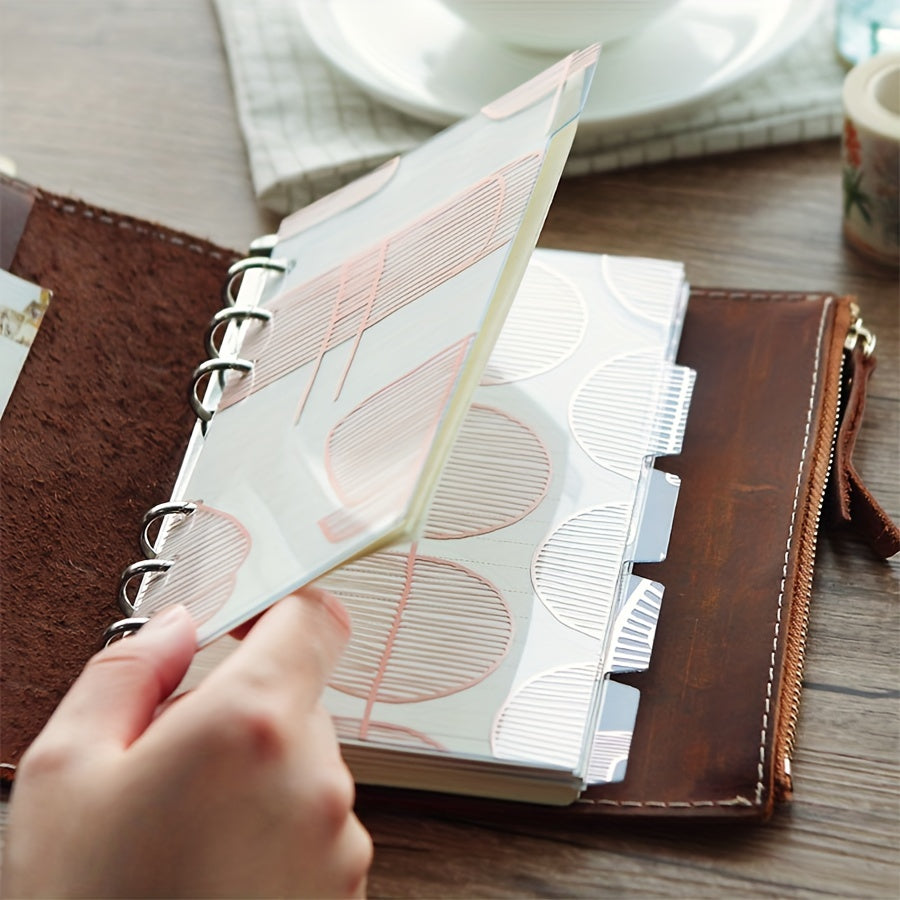 5pcs Star Leaf A5 A6 Loose Leaf Separator Page for Students & Office