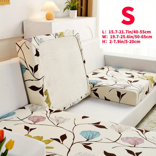 Flower Printed Sofa Slipcover Non Slip Furniture Protector