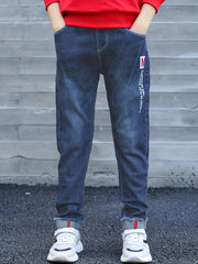 Boys Denim Long Pants With Pocket for Spring & Autumn
