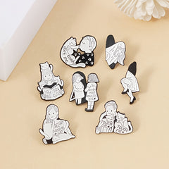 Stylish Cat Zinc Alloy Pin