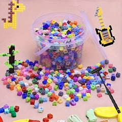 Random Assembly Building Blocks Set for Adults and Teens