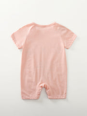 Newborn Baby Girls Jumpsuit Unisex Sweet Cat Print