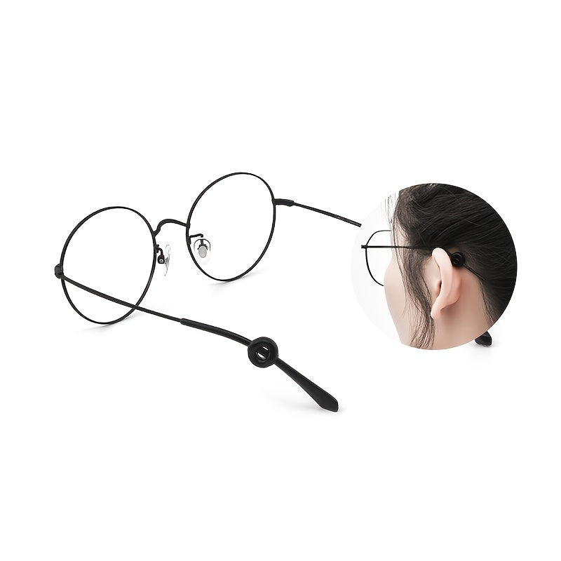 3 Pairs Silicone Eyeglass Temple Tip Holder