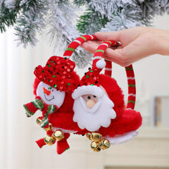 Christmas Elf & Snowman Ear Headbands with Bells