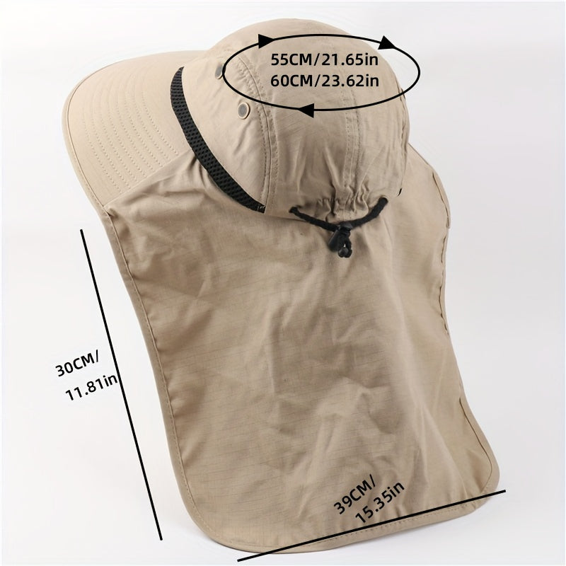 UV Protection Sun Hat Mesh Breathable Bucket Hat Boonie Hat